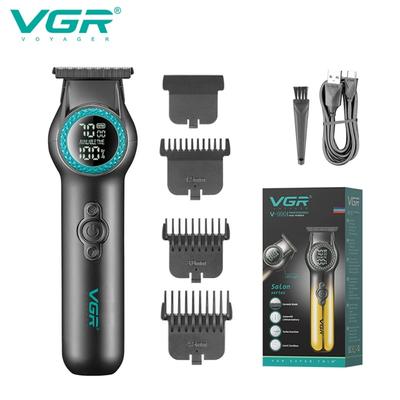 Hochpräziser Rasenmäher mit 8000 U/min, LED-Anzeige, wiederaufladbarer T-Blade-Trimmer für den Friseursalon, digitaler Haarschneider, leistungsstarke Schneidemaschine