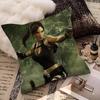 Lara Croft Tomb Raider Immagine Personalizzata Testo Cuscini Decorativi per la Casa Regali per la Casa 45x45cm