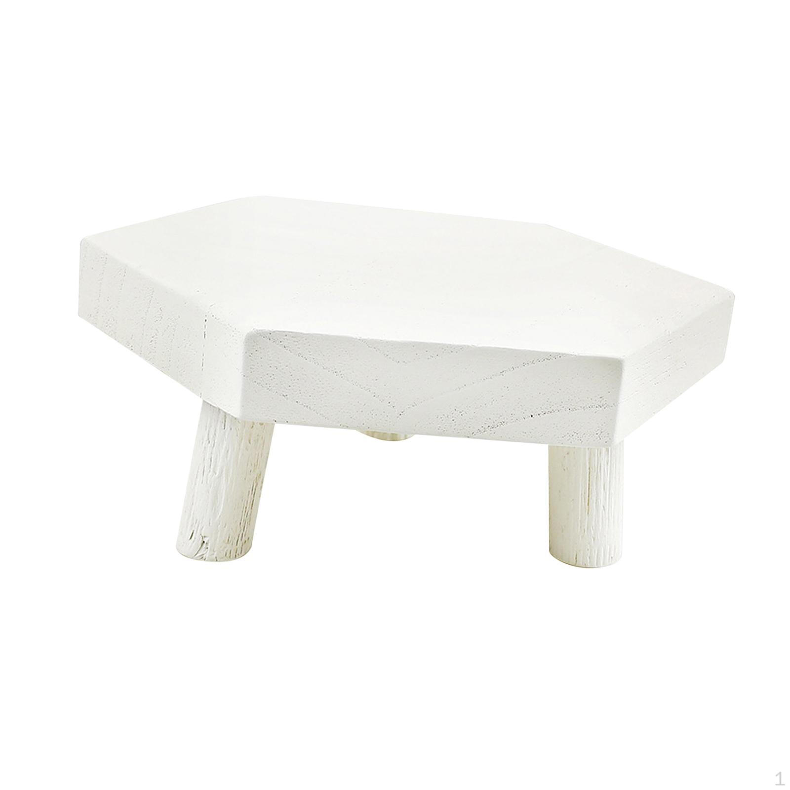 

Подставка для цветочного горшка Многофункциональный домашний декор Практичный держатель для садового кашпо Деревянный M