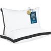 Pernă Utopia Bedding pentru Dormit Mărime King (Negru), Set de 2 buc. Pernă pufoasă cu umplutură alternativă din puf, Răcoritoare, Calitate de hotel