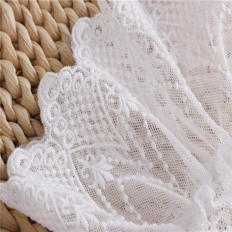 1 Paar Europäischer Damenhafter Stil Weißes Spitzenmanschetten Falscher Kragen Damenbekleidungszubehör Hochzeitskleid Dekorativer Ärmel