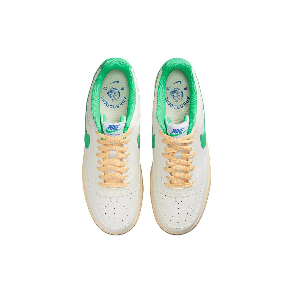 Nike Court Vision Low 'Sail Electric Algae' (Unisex) Sail / Pale Vanilla / Medium Blue / Electric Algae Skate Shoes FJ5437 133