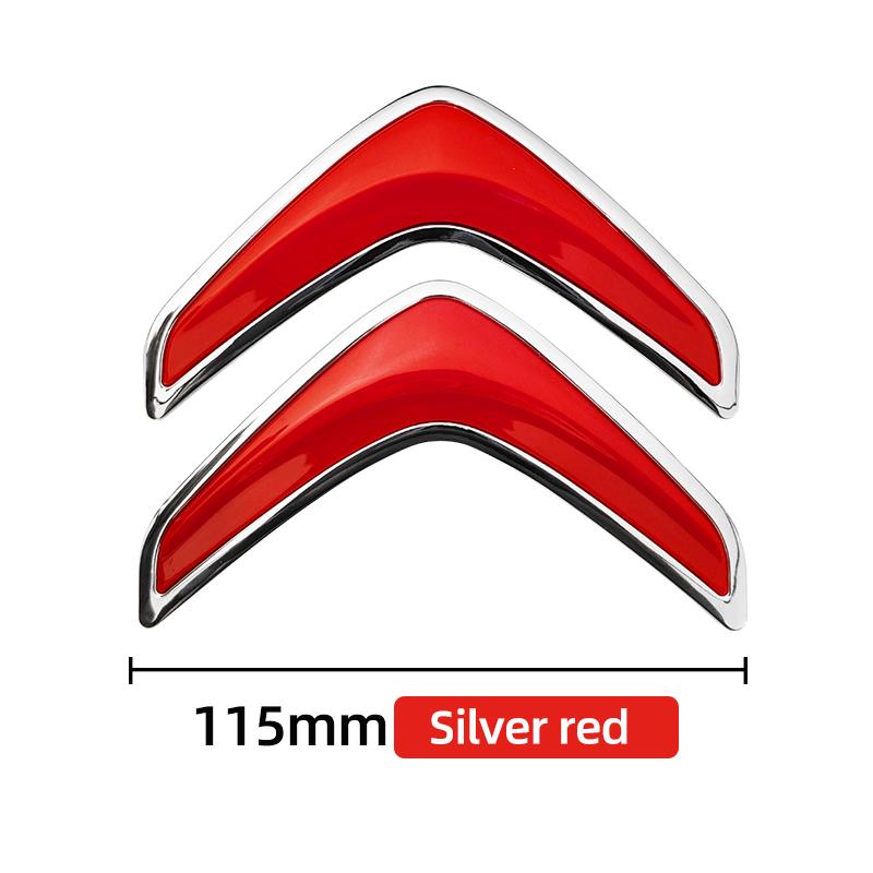 ABS Sticker Car Front Rear Badge Emblem Decal For Citroen C4 C3 Xsara C-Elysee C5 C1 DS3 DS5 Jumper Picasso Sega C-quatre