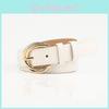Minimalist Womens Leather Belt With Alloy Pin Buckle For Office And Casual Looks