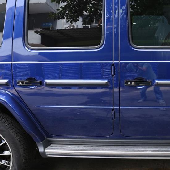 For Benz G Class W463 G350 -21 Glossy Black Car Door Grab Handle Cover Trim