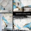 Waterproof oil proof kitchen and living room decoration wallpaper marble colored PVC stickers