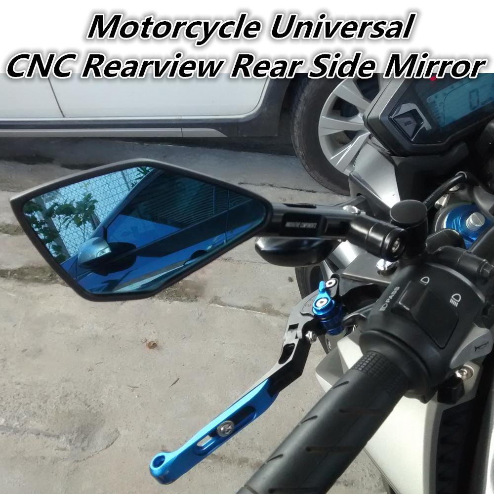 Motorrad CNC Aluminium Rückspiegel Seitenspiegel Für YAMAHA MT07 MT09 MT-07 Für Kawasaki Z900 Z900RS Z800