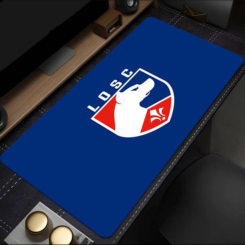 Losc Football Crest mouse pad, rubber base, esports desk mat, mouse pad for gamers and office use, gaming desk , easy to clean mat