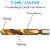 HSS4341 Tap Bit M3 M4 M5 M6 M8 M10 Spiral Flute Tap Drill Bit for Wood Plastic Aluminum Alloy Hand Tools Taps and Dies Set