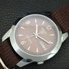 AUTOMATIC VINTAGE REFURBISHED SEIKO 5 JAPAN MENS BROWN DIAL WATCH a445674-1
