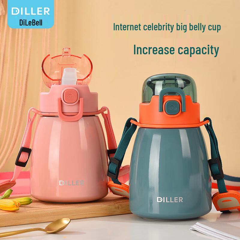 Diller MLH8997 Large Capacity Insulated Straw Water Bottle