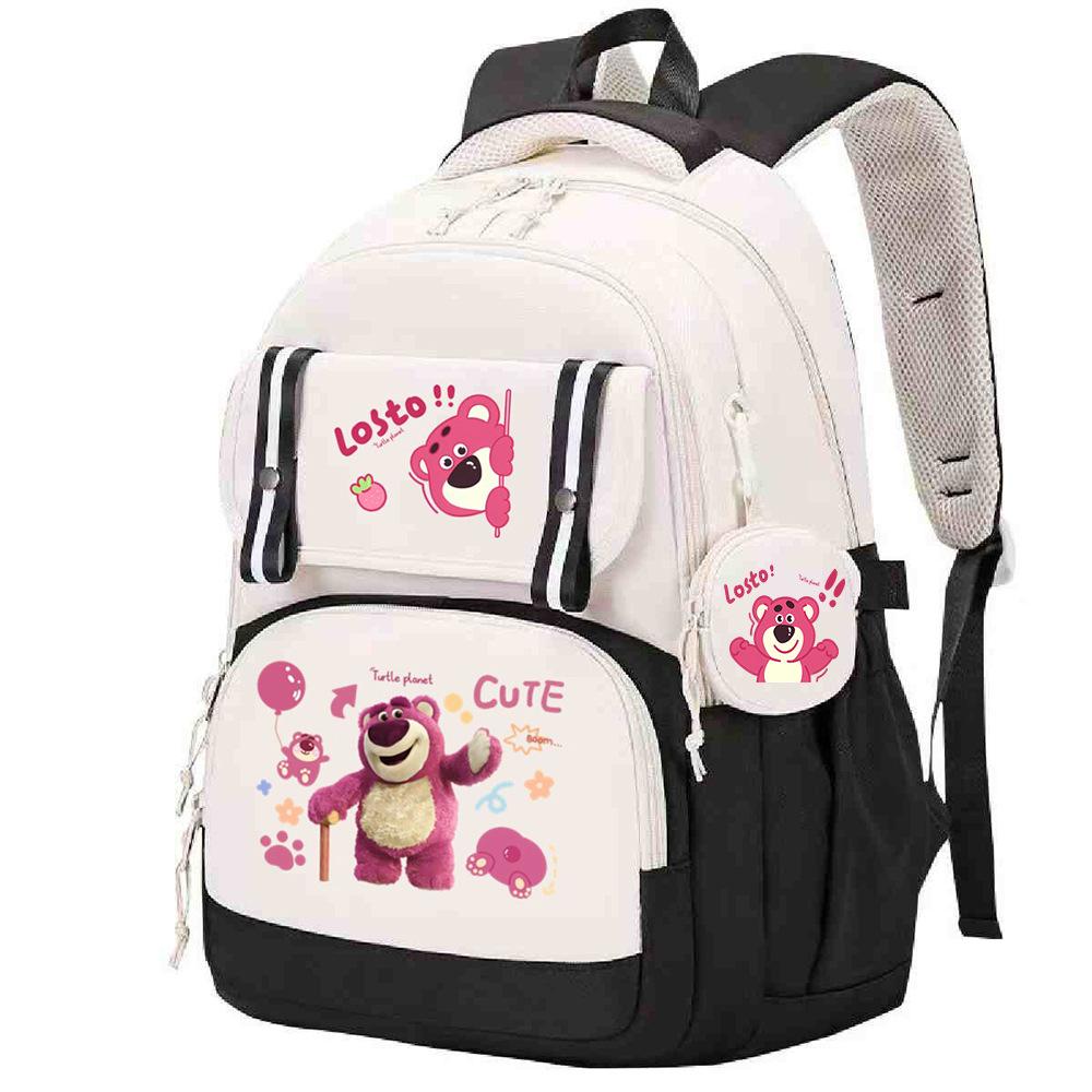 Cute Children's School Bag Lightweight Ridge Protection Elementary School Students Grades 3-6 Junior High School Students Burden Reduction Backpack