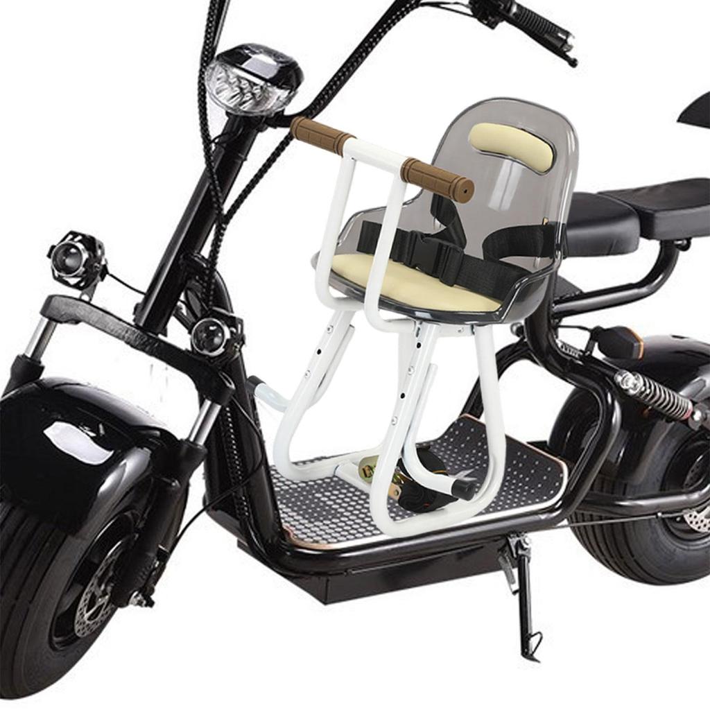 Electric Bicycles Front Mount Seat Portable Easy To Install Kids Saddle Handrail