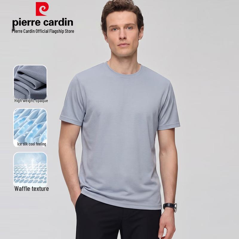Pierre Cardin Men s Ice Silk Short Sleeve T-Shirt L