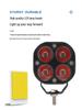 Cross-border Hot-Selling Four-Leaf Clover Motorcycle LED Road Spotlight