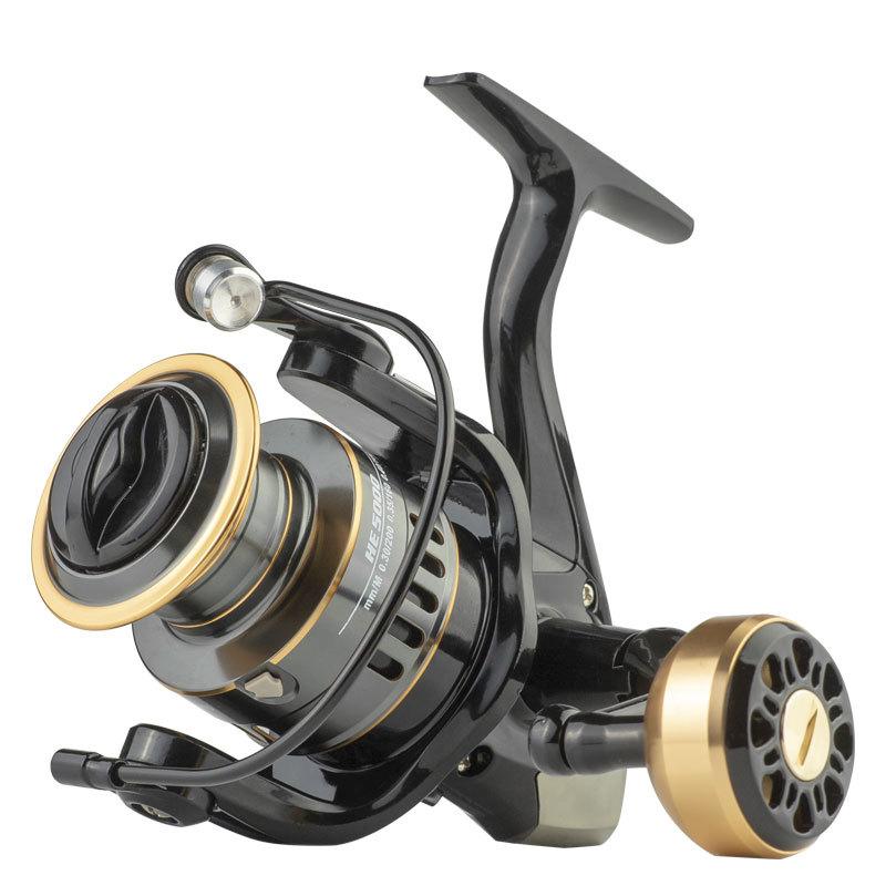 FISHGANG 18+1 Bearings Waterproof Left / Right Hand Baitcasting Fishing Reel High Speed Fishing Reel With Magnetic Brake System HE1000 EVA чёрный