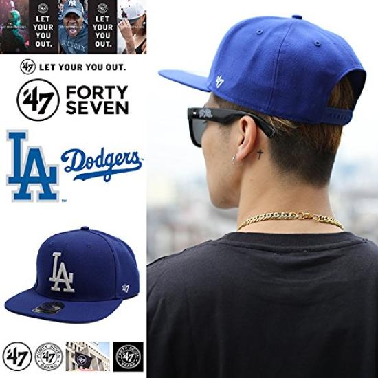 DODGERS SURE SHOT CAPTAIN ROYAL Baseball Cap by Authentic MLB Los Angeles Dodgers [B-SRS12WBP-RY] '47 47BRAND,