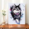 Frame Painting By Numbers Wolf Animal Picture By Number Handpainted Modern Home Decoration 40x50cm