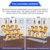 Acrylic Riser Clear Display Stand Cologne Organizer Acrylic Shelves 3 Tier Shelf for Amiibo Funko Figures Toys Cupcake Food Dess