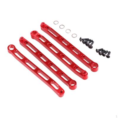 4 Metal Chassis Support Rods for Remote Control Cars, Compatible with 1:12 Scale Models