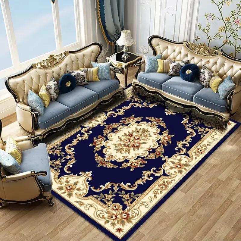 Covorașe pentru Living cu Imprimeuri Clasice în Stil European Covorașe Mari pentru Decorarea Casei în Vilă Covorașe pentru Dormitor, Salon, Lângă Pat Covorașe Antiderapante