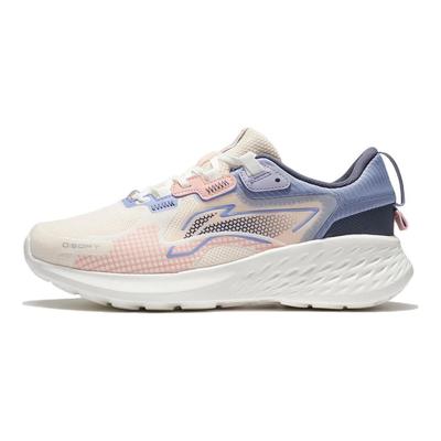 Li Ning Soft Element Stoff Synthetikleder Wasserabweisend Trendige Sport Stoßdämpfend Rutschfest Abriebfest Low Top Freizeitschuhe AGLS012-3