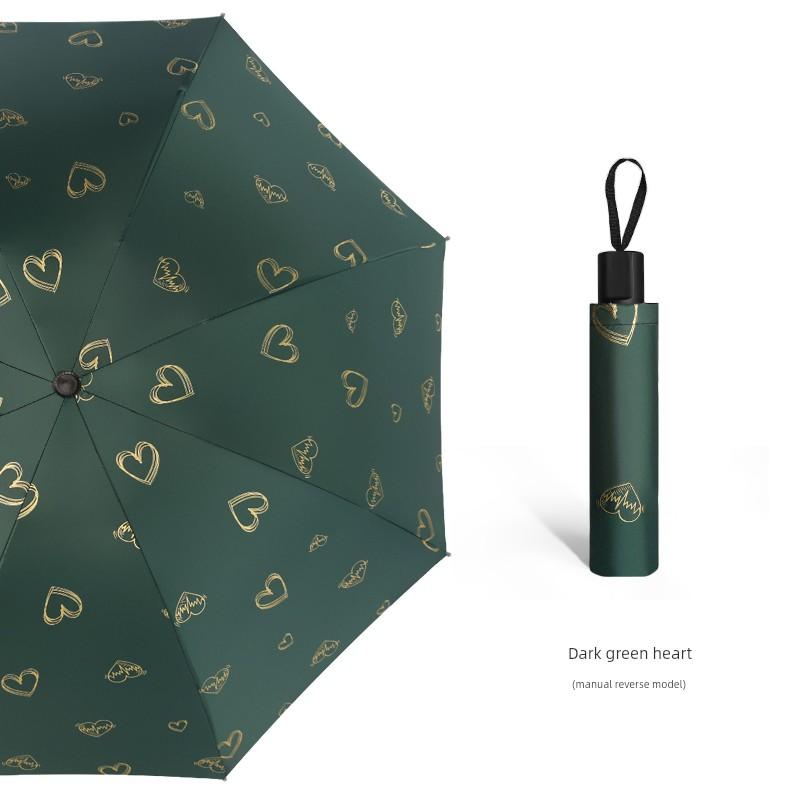 Fully Automatic Folding Umbrella for Women and Men, Small and Stylish Sunshade Umbrella, Dual-Purpose Sun Protection and Uv Protection Umbrella