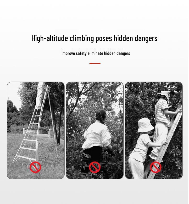 High-Altitude Metal & Mesh Fruit Picking Basket for Waxberry, Loquat, Peach, and Plum