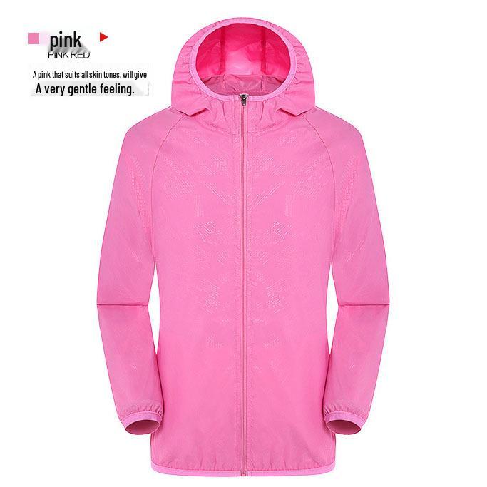Men’s and Women’s Lightweight UV Protection Jackets – Windbreaker for Outdoor Activities, Fishing, and Advertising with Custom Logo.