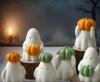 Halloween Ghost Aromatherapy Candle Mold Pumpkin Ghost Shape Plaster Mould Gypsum Ornament Cement Candle Wax Mold Decoration