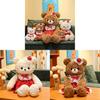 Teddy Bear Plush Toy With Short Pile Fabric For Kids And Babies Gift