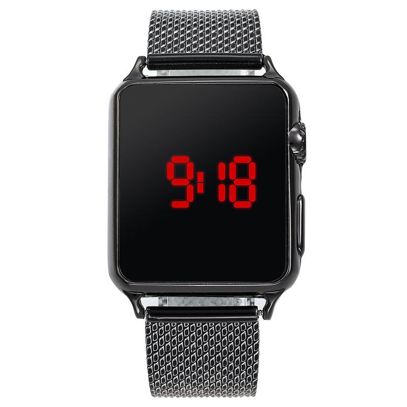 The electronic watch with a simple, elegant, fashionable and light luxury alloy strap is suitable for giving as a gift