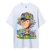 Pokémon Ash & Friends Mega Collage Vintage Anime T-Shirt 90s Nostalgia Oversized Black Unisex Streetwear T-shirt