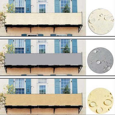 5 Colores 100% Poliéster Red para Valla Impermeable Pantalla de Privacidad de Seguridad para Balcón Tela de Barrera Impermeable a la Lluvia a Prueba de Viento para Terraza Pérgola