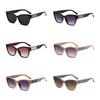 Classic Luxury D Brand Women Sunglasses Fashion Cat Eye Designer Men Glasses Glamour Trendy UV400 Shades