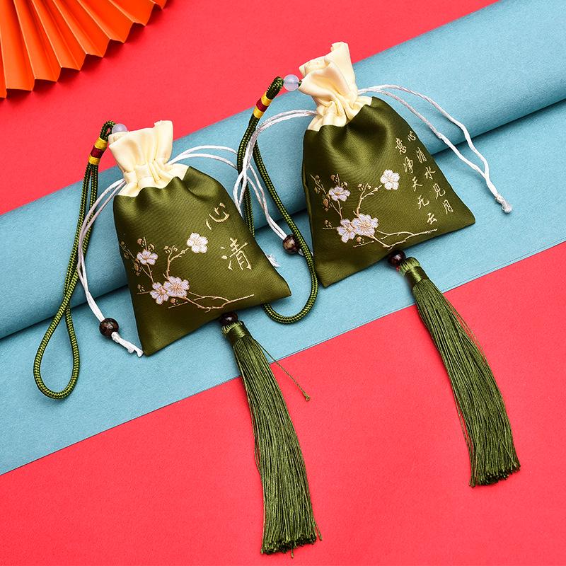 Custom Duanwu Omamori Embroidered Sachet Bag for Double Ninth Festival