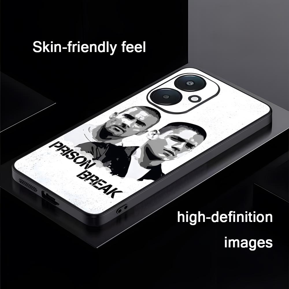 

P-Prison Break Film Phone Case For Xiaomi Redmi 14C 13C 12C Note14 13 12 11 10 Pro Plus S Soft Black Phone Cover Redmi Note 11S 4G
