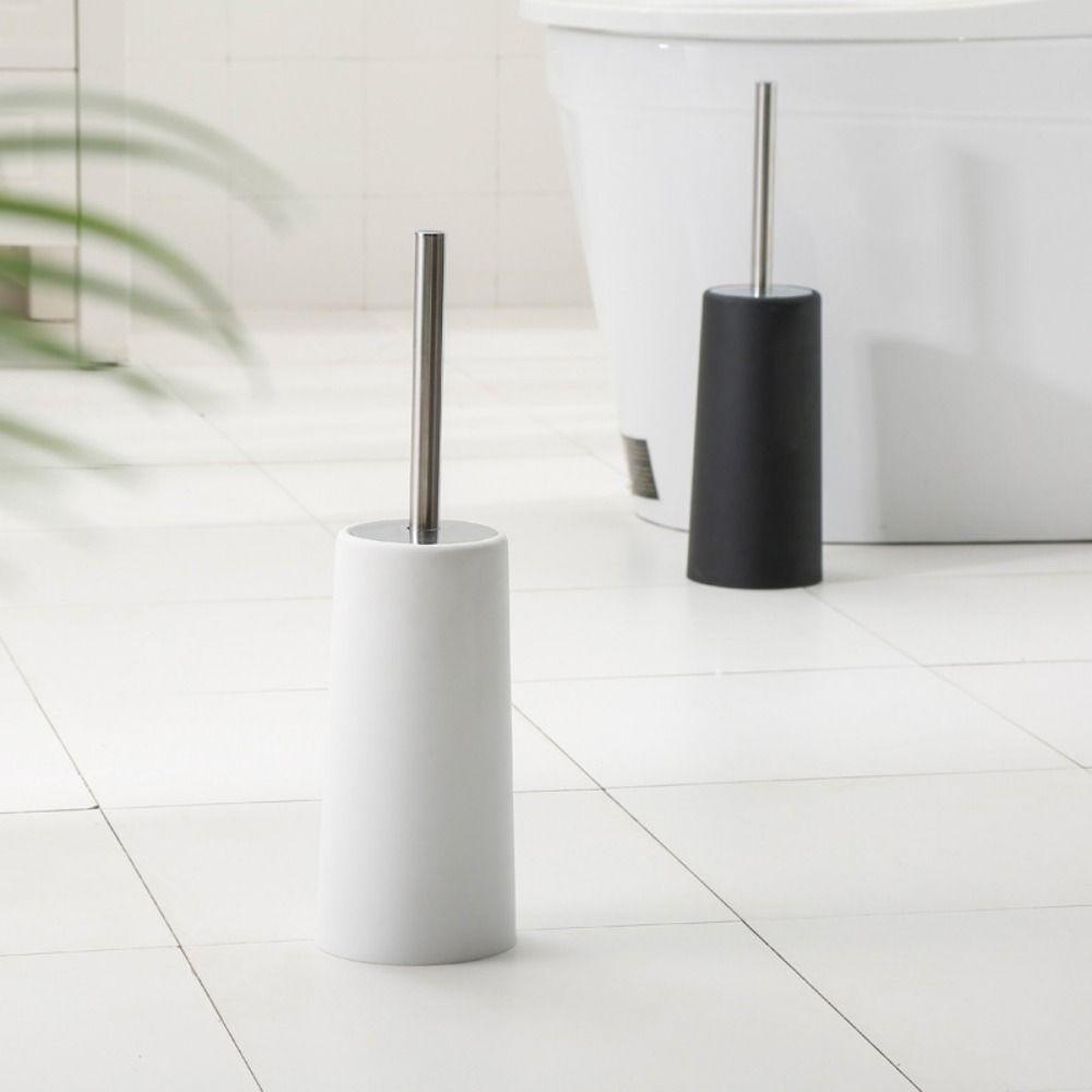 Stainless Steel Toilet Bowl Brush and Holder Deep Cleaning Toilet Cleaning Brush Bathroom