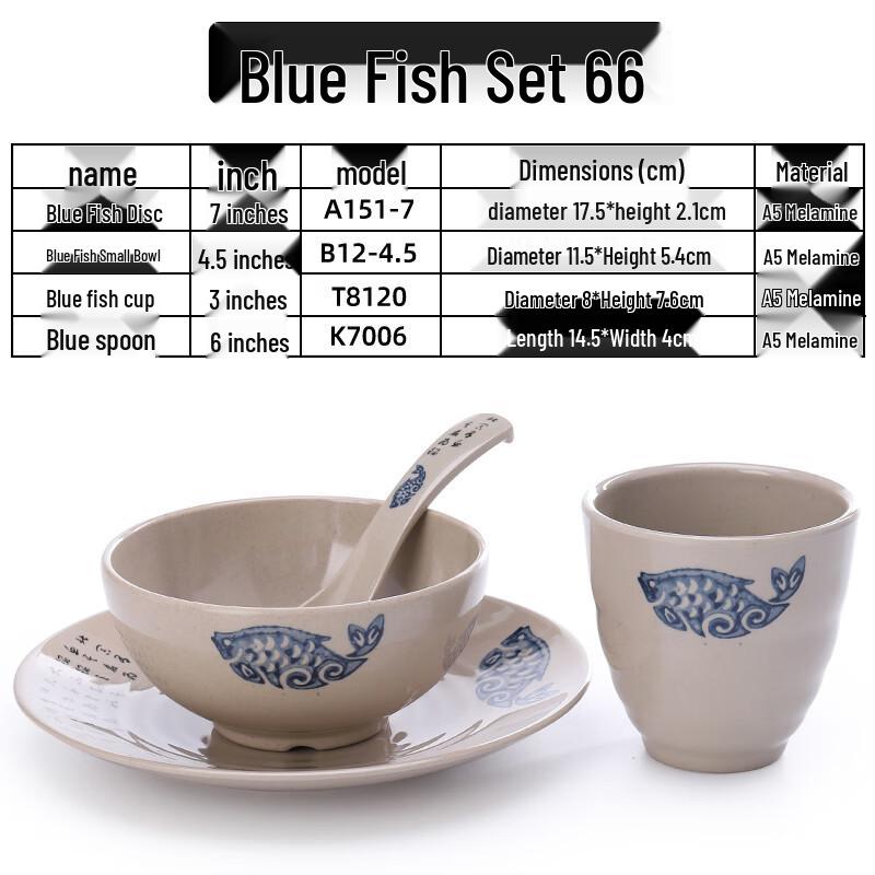 Imitation Porcelain Melamine Restaurant Tableware Set