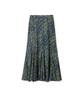 FRAY I.D. Escargot Flare Print Skirt