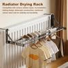 Space Saving Hangers Thicken Folding Shoes Storage Rack Adjustable Retractable Clothes Dryer for Laundry Room Organization