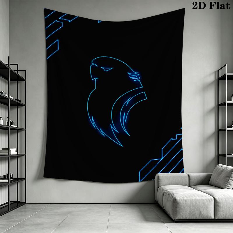 RCD Espanyol Wall Tapestry Aesthetic Wall Hanging Printed Fabric Blanket Decorative Tapestries for Bedroom Living Room Home Decor