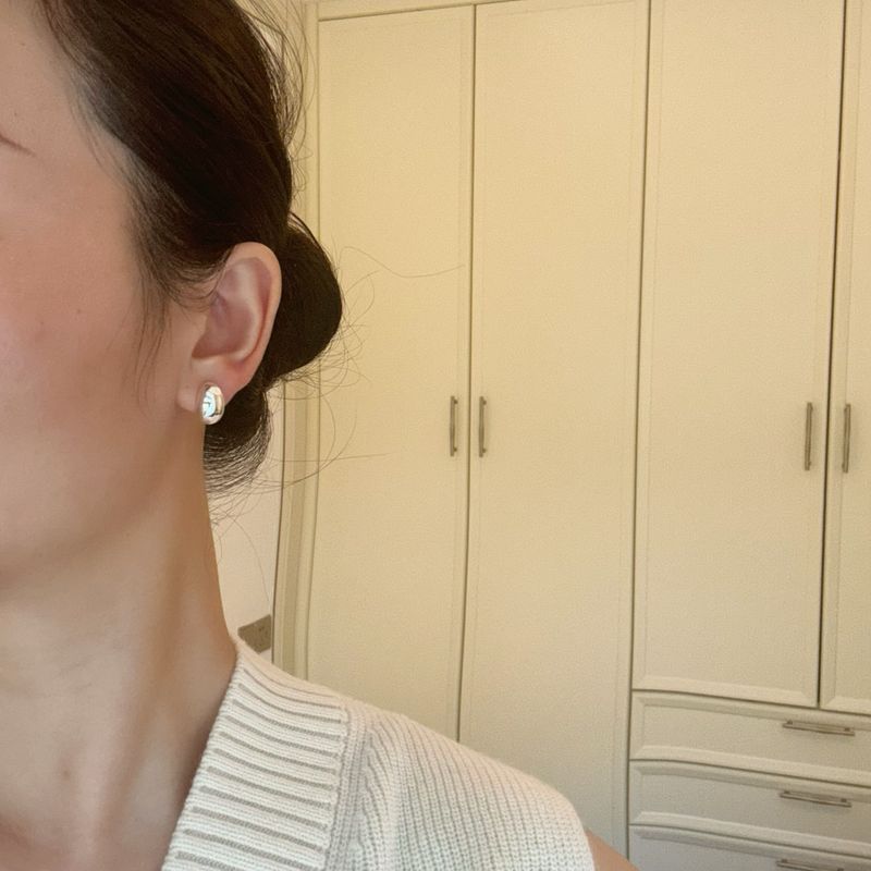 Niche Style Drop-Shaped Fashion Metal Cold Style Earrings