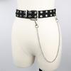 Canvas Chain Belt With Floral Cutouts For Men And Women
