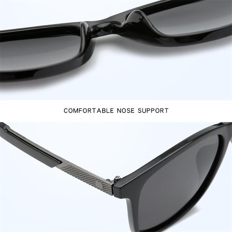 Anti-glare Square Sunglasses For Men Women With Colorful Lenses Diopter 0 To -6 0 Short-sight Sun Glasses