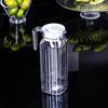Large Capacity Household Kettle Plastic Transparent Water Bottle Striped Kettle For Storing Fresh Juice And Beverages In The Kitchen Refrigerator