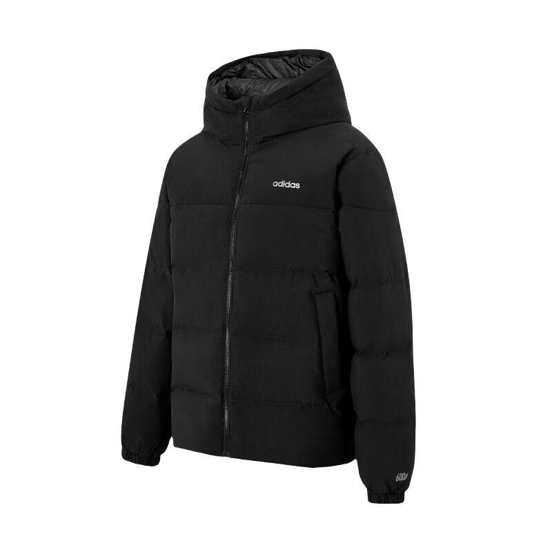 

Adidas Пуховик на молнии спортивный теплый с капюшоном мужской куртка KC2156 XS