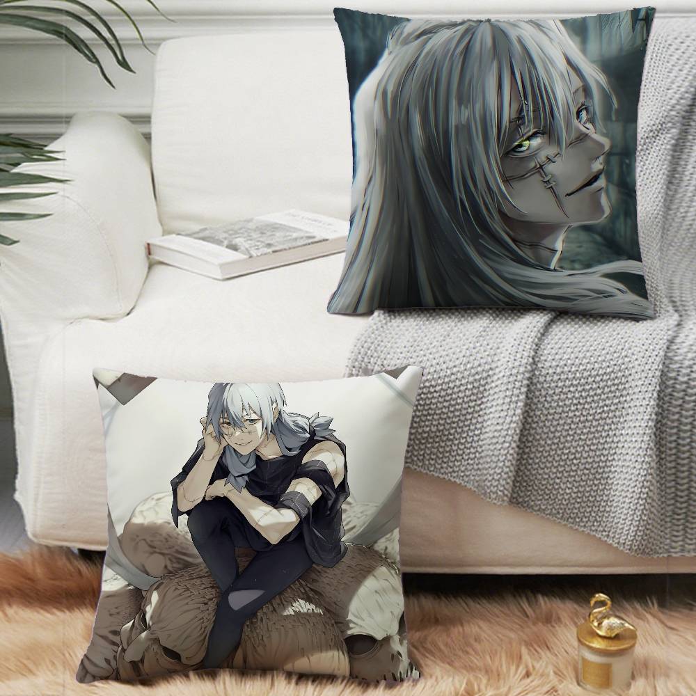 Anime Jujutsu Kaisen Mahito Pillow Case Square Pillow Bedroom Sofa Leisure Comfort Cushion Car Home Decoration