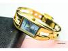 Stylish Women's Square Bangle Quartz Watch with Steel Band for Girls