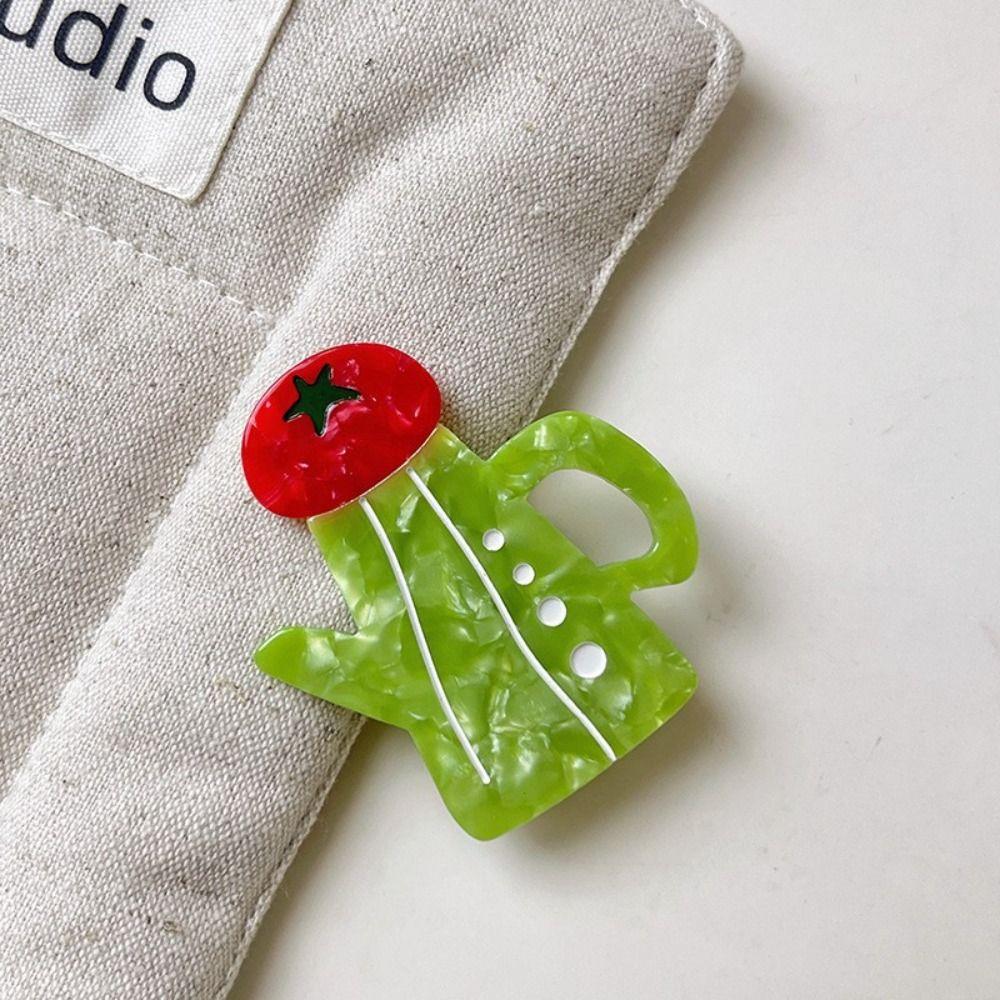 Vegetable Acetic Acid Flower Hairpin Fruit Tulip Duckbill Clip Cartoon Animals Hair Clip  Girls